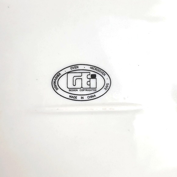 Vintage Christmas Oval Platter 14x10 GEi Design - Picture 5 of 5